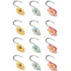 The Lakeside Collection Farm Fresh Flowers Bath Collection - Set of 12 Shower Hooks 12 Pieces - 2 of 3