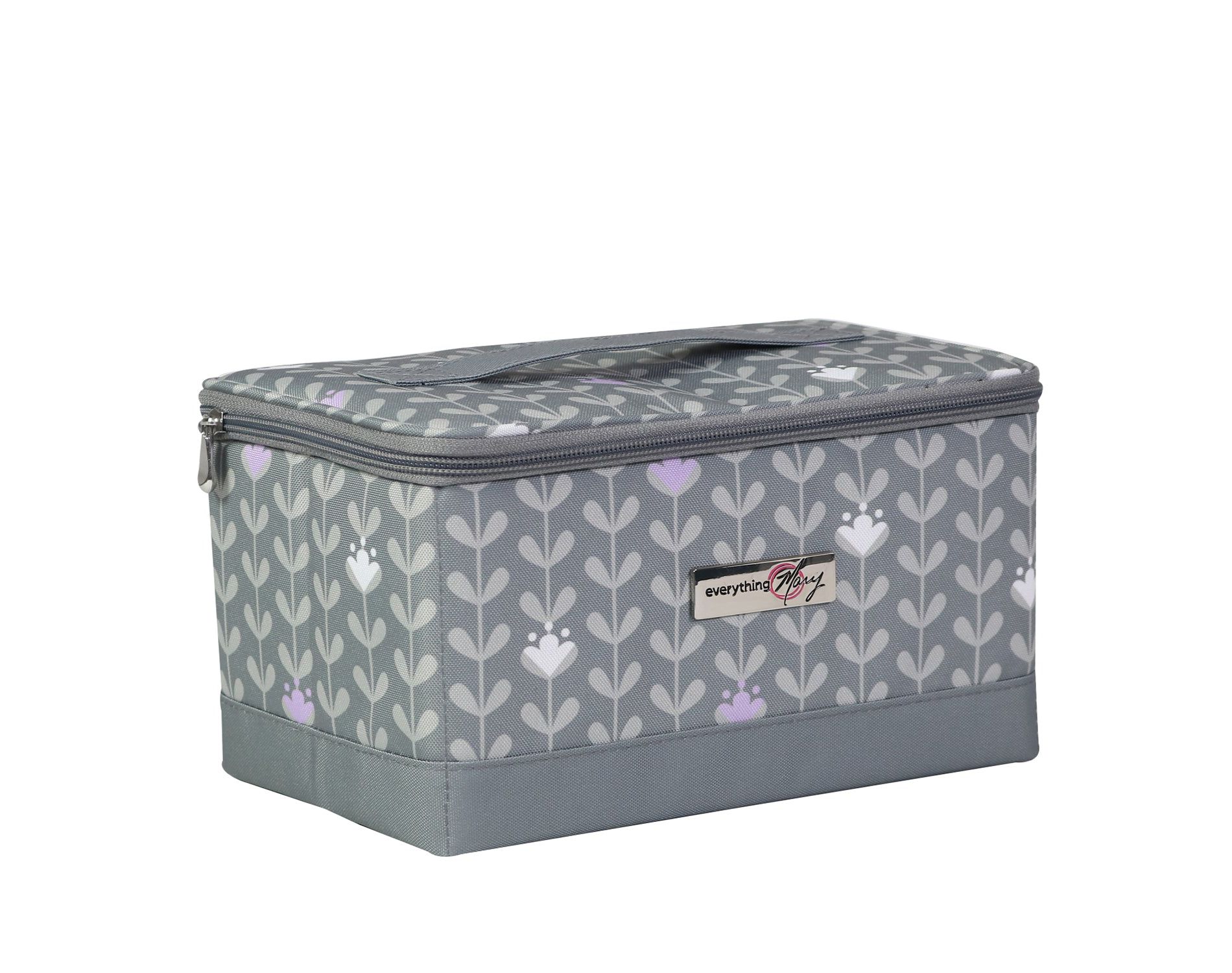 Everything Mary Collapsible Sewing Kit Organizer Box, Purple