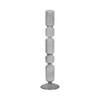Glass Taper Candle Holder - Modern Decorative Candlestick Stand - Elegant Hand-Blown Glass Design - Home & Office Decor - 14" Black - 2 of 4