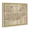 Stupell Industries Historic Tennessee Tourist Map Vintage US State Cartography Canvas Wall Art - 3 of 4