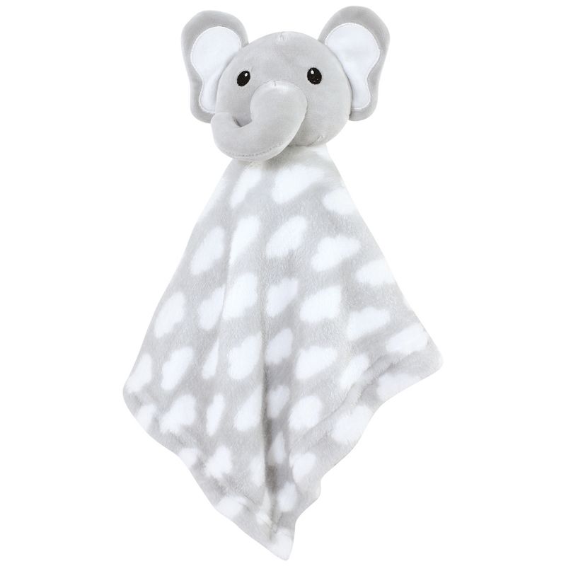 Hudson Baby Unisex Baby Flannel Plush Sleep and Play and Security Toy, Elephant Cloud, 4 of 6
