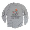 Simply Sage Market Grow Your Mind Floral Garment Dyed Long Sleeve - 2 of 4