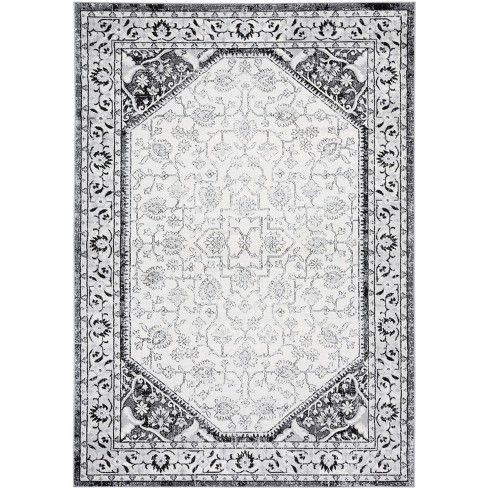 Lanai 525x5 Beige and Black Outdoor Area Rug - #2N319