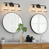POWLIG Modern Vanity Light - Dimmable Bathroom Fixture with Clear Cone Glass Shades for Bedroom, Makeup Mirror Lighting - 4 of 4