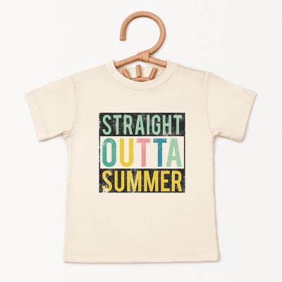 The Juniper Shop Straight Outta Summer Toddler Short Sleeve Tee