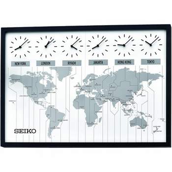 Seiko 23" World's View Wall Clock
