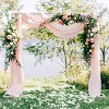 Artloge 9.8Ft Flexible adjustment Wedding Arch Backdrop Stand Rectangle Curtain Frame Flower Decoration Shelf for Wedding Venue Garden Arbor Decor - 2 of 4
