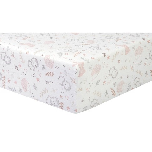 Target flannel outlet crib sheet