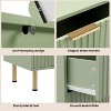 Fluted 6 Drawer Dresser for Bedroom, 47.2" Wide Modern Chest of Drawers with Deep Drawers, Large Double Dresser TV Stand, Wooden Organizer - 3 of 4