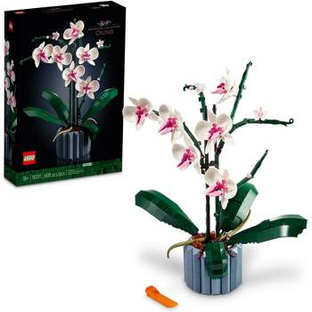 LEGO Icons Orchid Valentine Décor Artificial Plant Set 10311