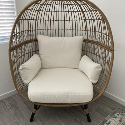 Southport Patio Egg Chair Outdoor Furniture Linen Threshold