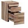 File Pedestal, Acacia Wood finish - 3 of 4