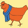 Men's Design By Humans The Hipster Chicken By TabithaDesigns T-Shirt - 2 of 3