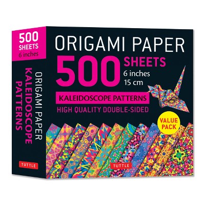 Origami Paper 500 Sheets Kaleidoscope Patterns 6 (15 CM) - (Tuttle Specials) by  Tuttle Studio (Loose-Leaf)