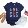 Simply Sage Market Patriotic Balloon Animal Chart Short Sleeve Tee - 3 of 4