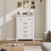 TackView 5 Dresser for Bedroom, 41.3" Tall Vertical Drawer Dresser with Large Storage, Freestanding Wooden Closet Chest - 3 of 4