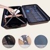 Luggage Set of 3, Suitcases with Spinner Wheels Hardside Expandable Luggage Suitcase Set with TSA Lock for Travel-Brown - 3 of 4