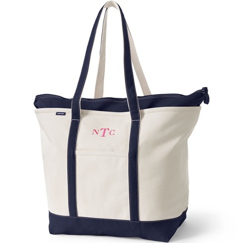 Sturdy Canvas Boat and Tote Bag - Navy Blue