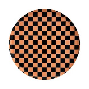 Jollity & Co. - Check It! Halloween Dinner Plates - Pack of 8 Paper Plates - 1 of 3