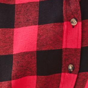 vivid red buffalo plaid