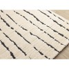 Rug Branch Contemporary Stripes, Tonal/Solid Cream Indoor Area Rug - 3 of 4