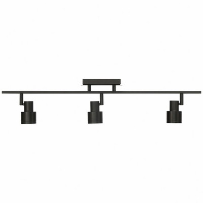 Lincoln Matte Black Adjustable LED Track Light