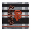 MLB San Francisco Giants Heathered Stripe Queen Bedding Set in a Bag - 3pc - 2 of 3