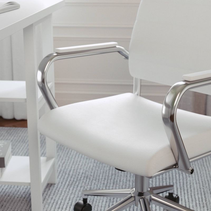 Upholstered Office Swivel Chair - Martha Stewart, 5 of 14