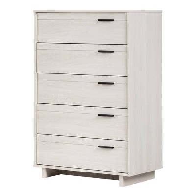 Fynn 5-Drawer Chest Winter Oak  - South Shore