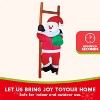 Joyfy 6 FT Christmas Inflatable Outdoor Decoration, Climbing Santa Hanging Inflatable with Built-in LEDs for Xmas Party Indoor Outdoor Yard Lawn Décor - 4 of 4