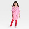 Girls' Printed Short Sleeve Knit Dress - Cat & Jack™  - image 3 of 3