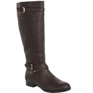 Comfortview Women's The Janis Tall Wide Calf Leather Boot(Wide Widths Available) - 1 of 4