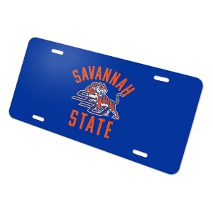 Savannah State University Tigers Logo Novelty Metal Vanity Tag License Plate - 1 of 4
