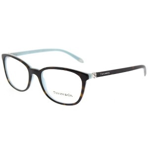 Tiffany & Co.  8134 Womens Square Eyeglasses Havana/Blue 51mm - 1 of 3