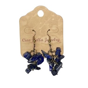 Michelle Marie Boutique's Handmade Gemstone Cluster Dangle Earrings - 1 of 4