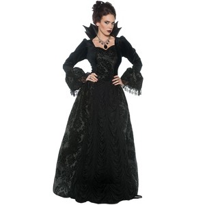 Underwraps Costumes Gothic Evil Queen Adult Costume - 1 of 1