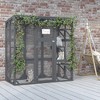 Gulches Grey Wooden Outdoor Cat Enclosure with Six Platforms for Multiple Cats - 2 of 4