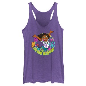 Women's Encanto Mirabel Little Sister Jump Racerback Tank Top - 1 of 4