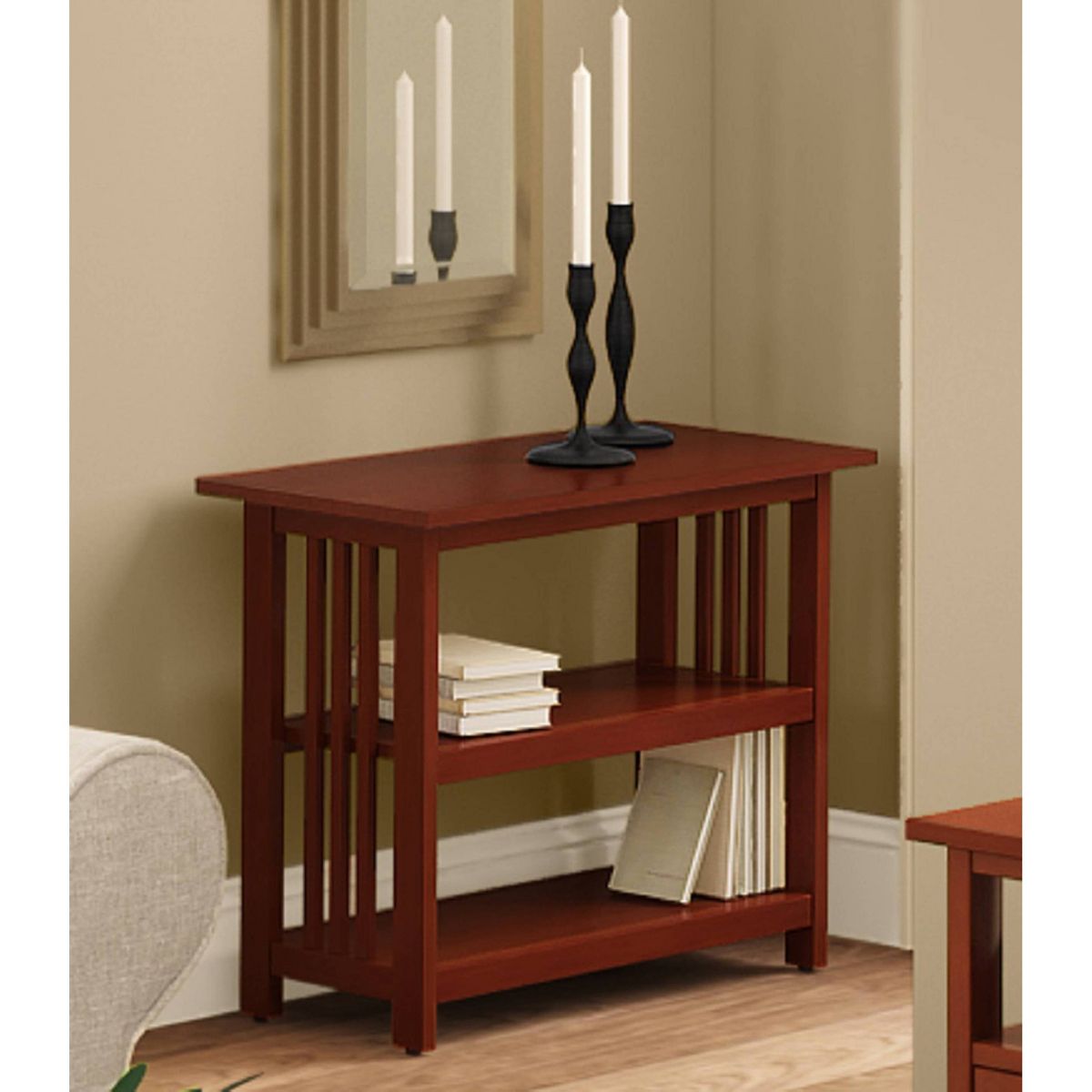 24" 2-shelf Bookshelf - Alaterre Furniture - thumbnail 6