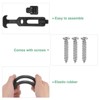 Unique Bargains Rubber Flexible Draw Latches Durable Shock Absorption Flexible Draw Latch 4 Pcs - 2 of 4