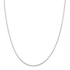 Black Bow Jewelry 1mm, Sterling Silver, Twisted Serpentine Chain Necklace - 3 of 4