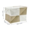 Unique Bargains Foldable Square Laundry Basket 15.75"x11.81"x11.81" 1 Pc - 3 of 4