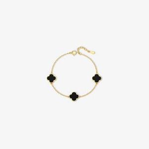 Blake Bracelet Gold Plated Linked by Mia K - 1 of 2