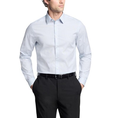 Calvin Klein Mens Steel Stretch Button Down Dress Shirt