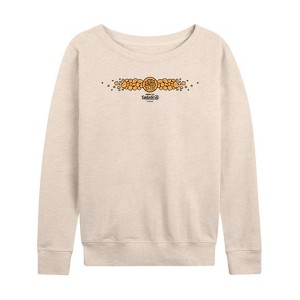 Women's - Marvel - Fantastic 4 Thing Lightweight French Terry Wide Neck Long Sleeve Shirt - 1 of 4