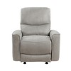 Microfiber Rocker Reclining Chair with Gentle Motion and Removable Seat Back - 2 of 4