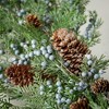 72"L Sullivans Artificial Berry Cedar Christmas Garland, Green - 2 of 3