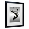 Trademark Fine Art - David Naman The Aerialist Matted Framed Art - 3 of 4