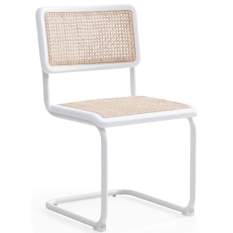 Meridian Furniture Kano White Powder Coating Dining Chair (Set of 2), 3 of 8