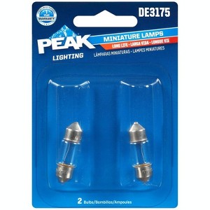 Peak Incandescent Indicator Miniature Automotive Bulb DE3175 - 1 of 1